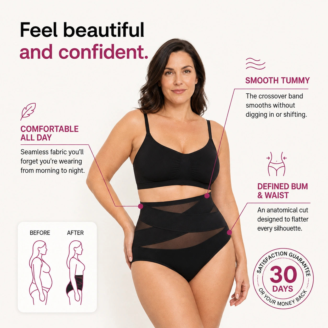 High-Waisted Sculpt Brief